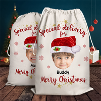 Thumbnail for Personalized  Special Delivery Face Photo Family Christmas Bag, Christmas Gift Dung-Yen