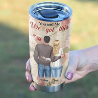 Thumbnail for Personalized The Day I Met You Love Letter Couple Tumbler, Valentine's Day Gift DUNG-DIEP