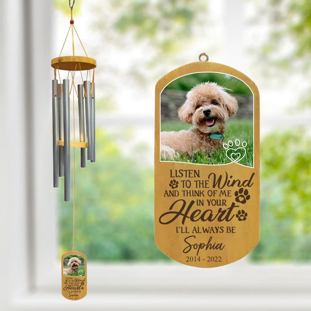 Listen To The Wind, Personalized Memorial Wind Chimes