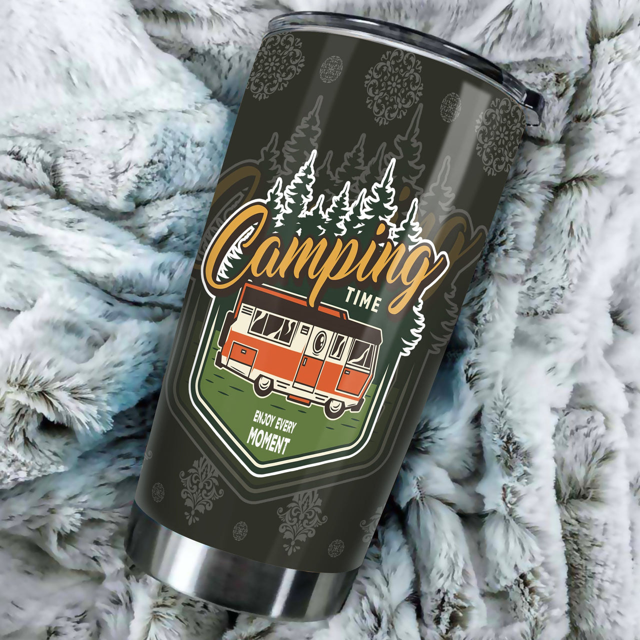 Camping Not All Who Wander Are Lost Tumbler