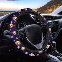 Thumbnail for Custom Galaxy Dog Cat Photo Car Steering Wheel Cover, Pet Lover Gift