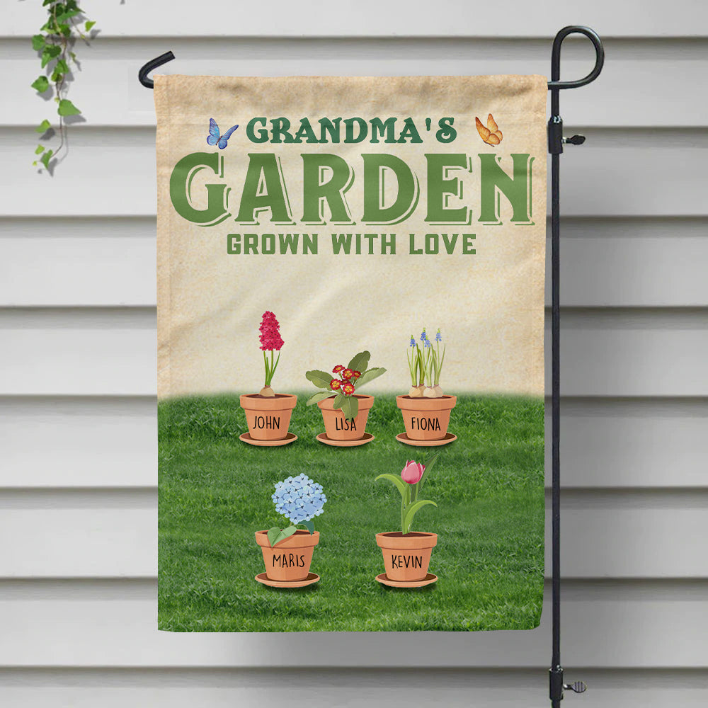 Grandma Garden of Love - Personalized Flag