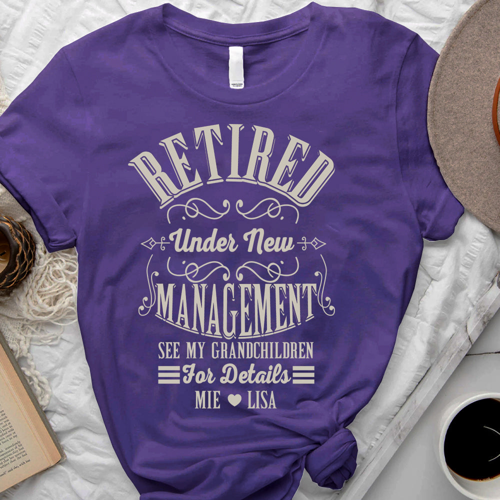 Retired Grandpa - Personalized T-shirt