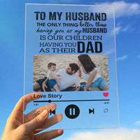 Thumbnail for To husband on father's day - Customized Acrylic Plaque