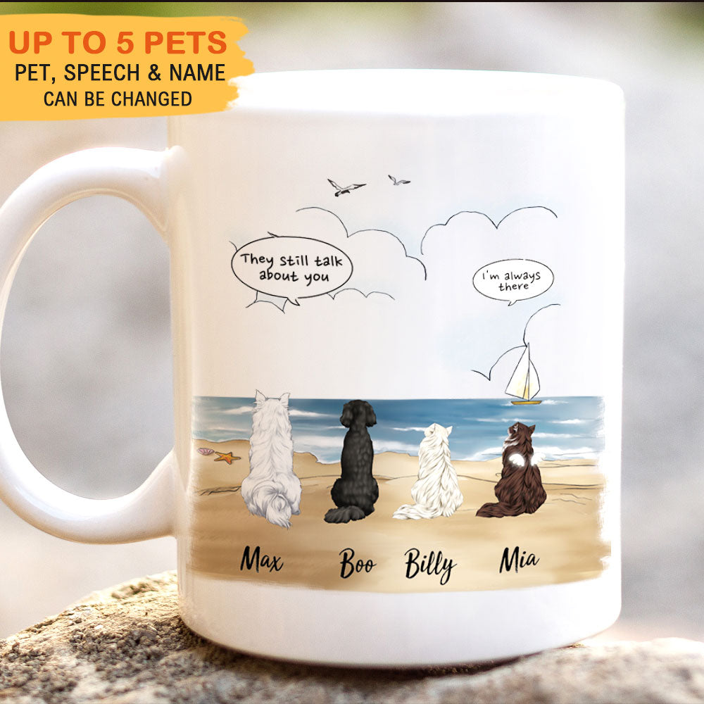 Beach- Dog Cat - Personalized Mug For Dog&Cat Lovers - Jonxifon