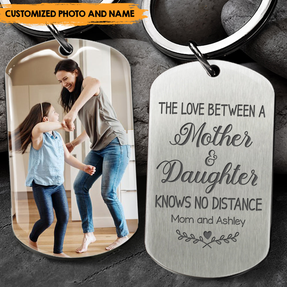 Like Mother Like Daughter - Personalized Image Upload Keychain, Gift For Mother's Day