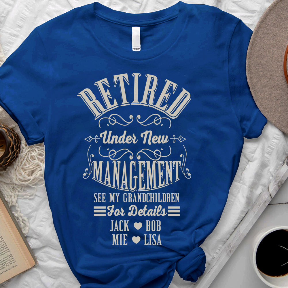 Retired Grandpa - Personalized T-shirt