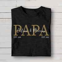 Thumbnail for Papa - Personalized T-shirt