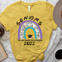 Thumbnail for The One Where They Graduate 2022 - Funny Graduation T-Shirt