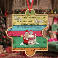 Thumbnail for Personalized You Are My Missing Piece Besties Friends, Customized Holiday Ornament CHI-YEN