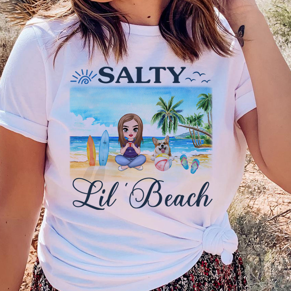 Salty Lil Beach - Customized T Shirt