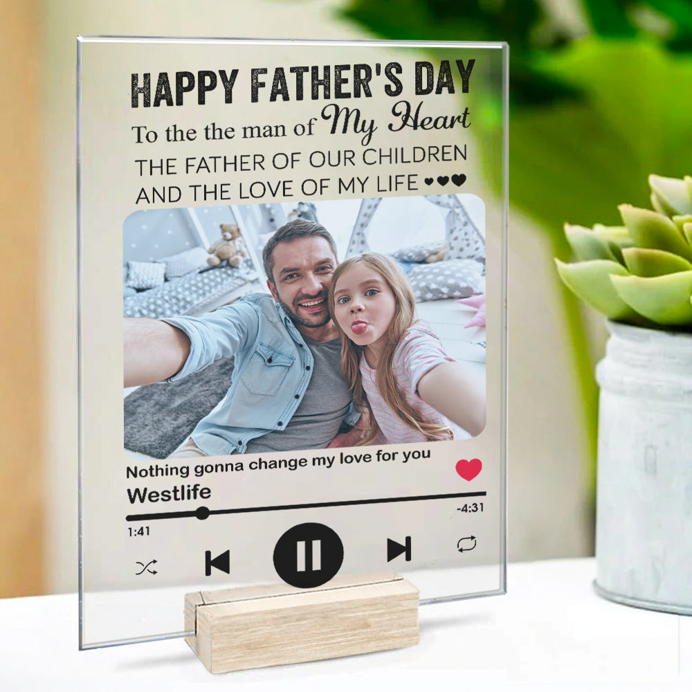 Happy Father's day to husband - Acrylic Plaque