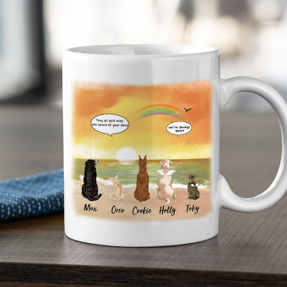 Sunset- Dog Cat - Personalized Mug For Dog&Cat Lovers - Jonxifon