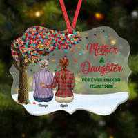 Thumbnail for Personalized Mom Grandma Tree Daughters Acrylic Benelux Ornament, Customized Holiday Ornament CHI-YEN