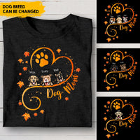 Thumbnail for Dog Mom Heart Line 2022 Tshirt, DIY Gift For Pet Lovers