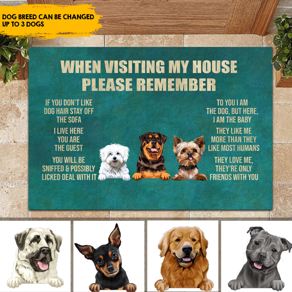 They Like Me More Than They Like Humans - Customized Doormat