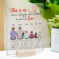 Thumbnail for This Is Us A Little Bit Personalized Acrylic Plaque