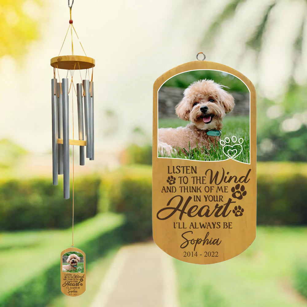 Listen To The Wind, Personalized Memorial Wind Chimes