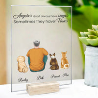 Thumbnail for Owner and Pet, Loss Sympathy - Personalized Acrylic plaque