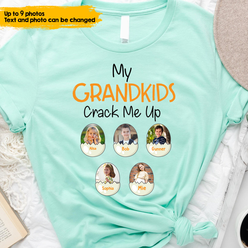 This Grandma Belongs To Personalized Shirt Custom Kid Name Photo Gift