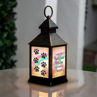 Thumbnail for Personalized Dog Cat Memorial Rainbow Bridge Lantern, Sympathy Gift For Pet Lovers