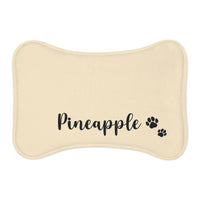 Thumbnail for Custom Name Pet Feeding Mat, Bone Shape