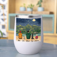 Thumbnail for Beach & Wooden Dock 12oz Tumbler -  Family Gifts, - Jonxifon