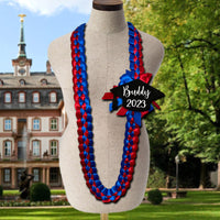 Thumbnail for Custom Name Class Of 2023 Single Ribbon Lei With Acrylic Graduation Cap, Graduation Gift