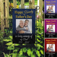 Thumbnail for Father's Day Memorial Personalized Garden Flag