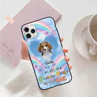 Thumbnail for Personalized Photo Wish The Rainbow Bridge Had Visiting Hours Silicone Phone Case, Memorial Gift For Dog, Cat