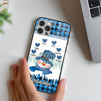 Thumbnail for Personalized Snowman Grandma Sweet Heart Kids iPhone Samsung Phone Case, Holiday Gift For Grandma Nana Mom Aunt