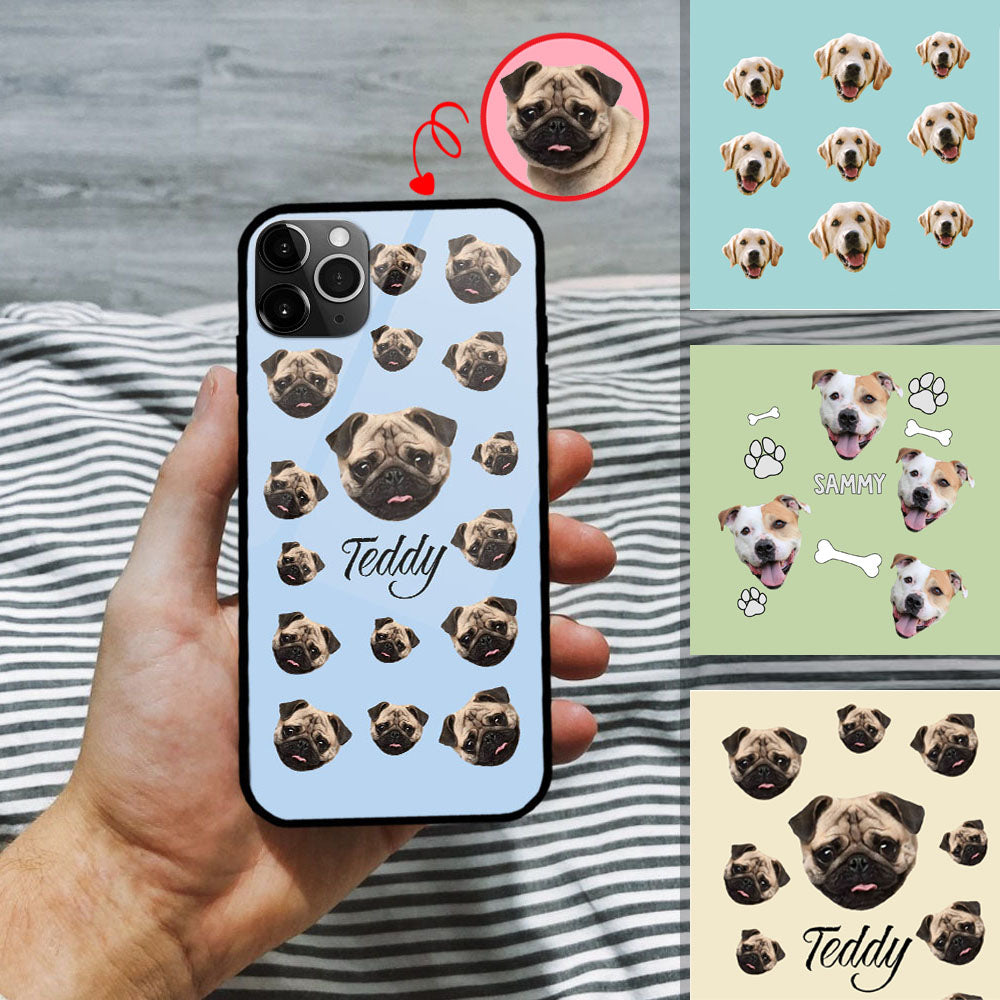 PET Phone Case, Dog Cat Portrait, Icon Style ,Personalised Phone Case