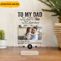 Thumbnail for You raise me up - Personalized Acrylic Plaque