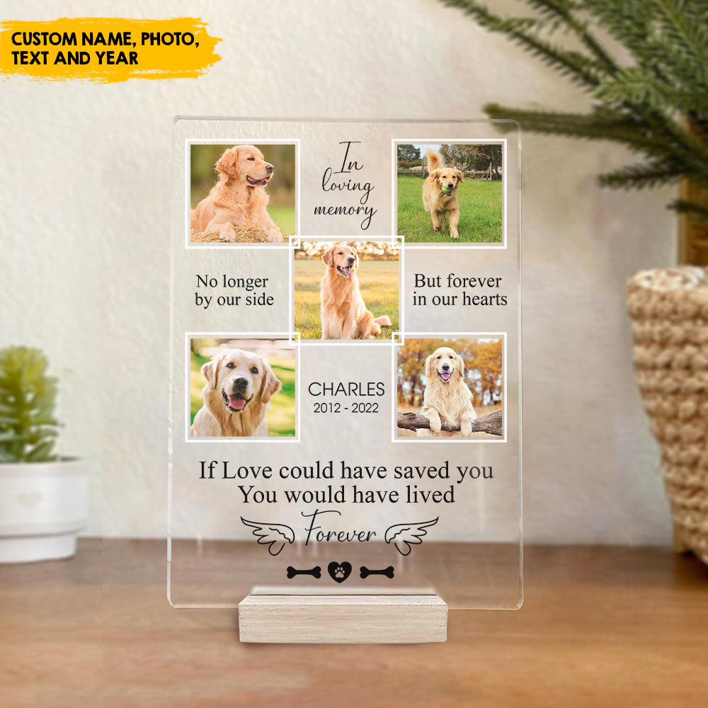 No longer by our side - Personalized Acrylic plaque PhuongAn