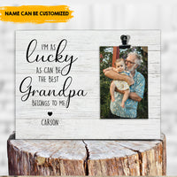 Thumbnail for LUCKY as can be the best - Personalized Photo clip frame