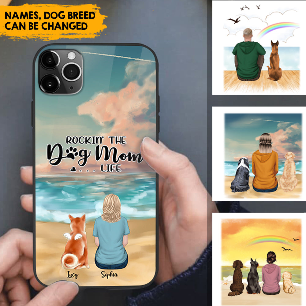 Rockin' the dog mom life-Personalized Phone case