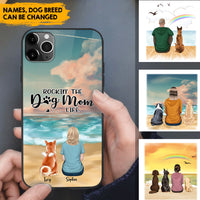 Thumbnail for Rockin' the dog mom life-Personalized Phone case