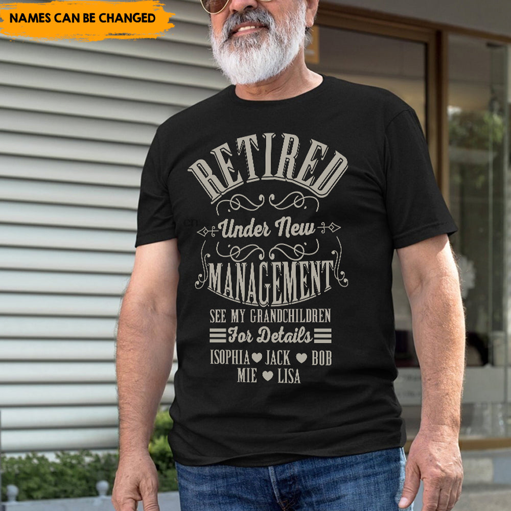 Retired Grandpa - Personalized T-shirt