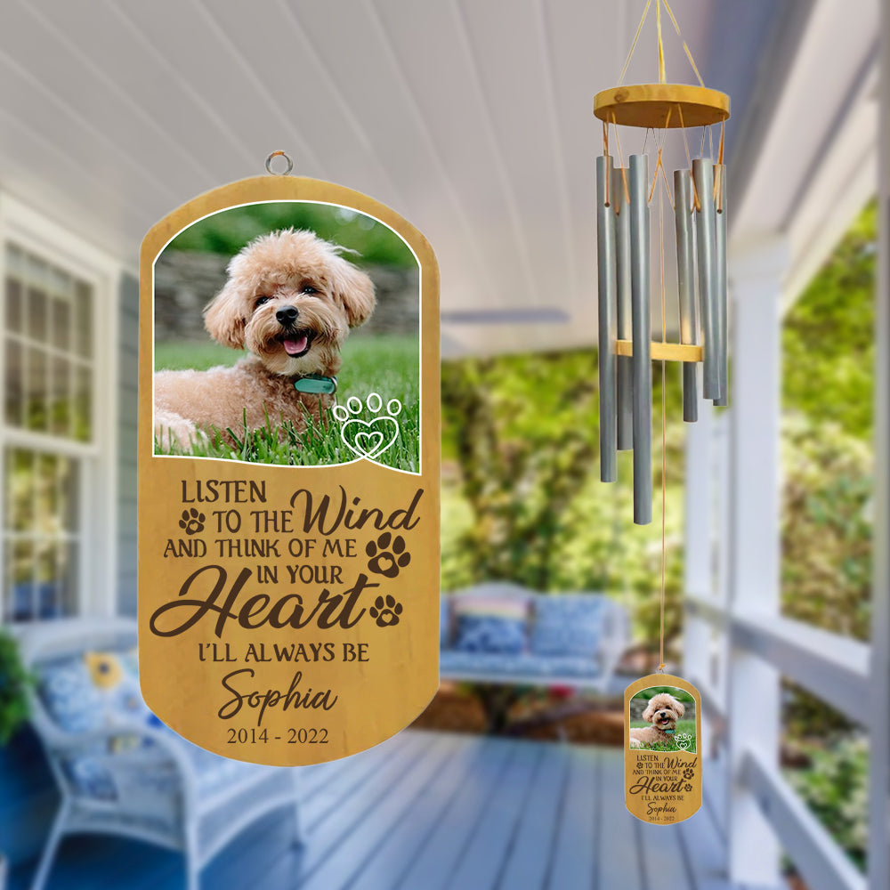 Listen To The Wind, Personalized Memorial Wind Chimes