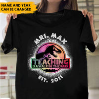 Thumbnail for Teaching Is A Walk Name Teacher Tshirt, DIY Gift Back To School