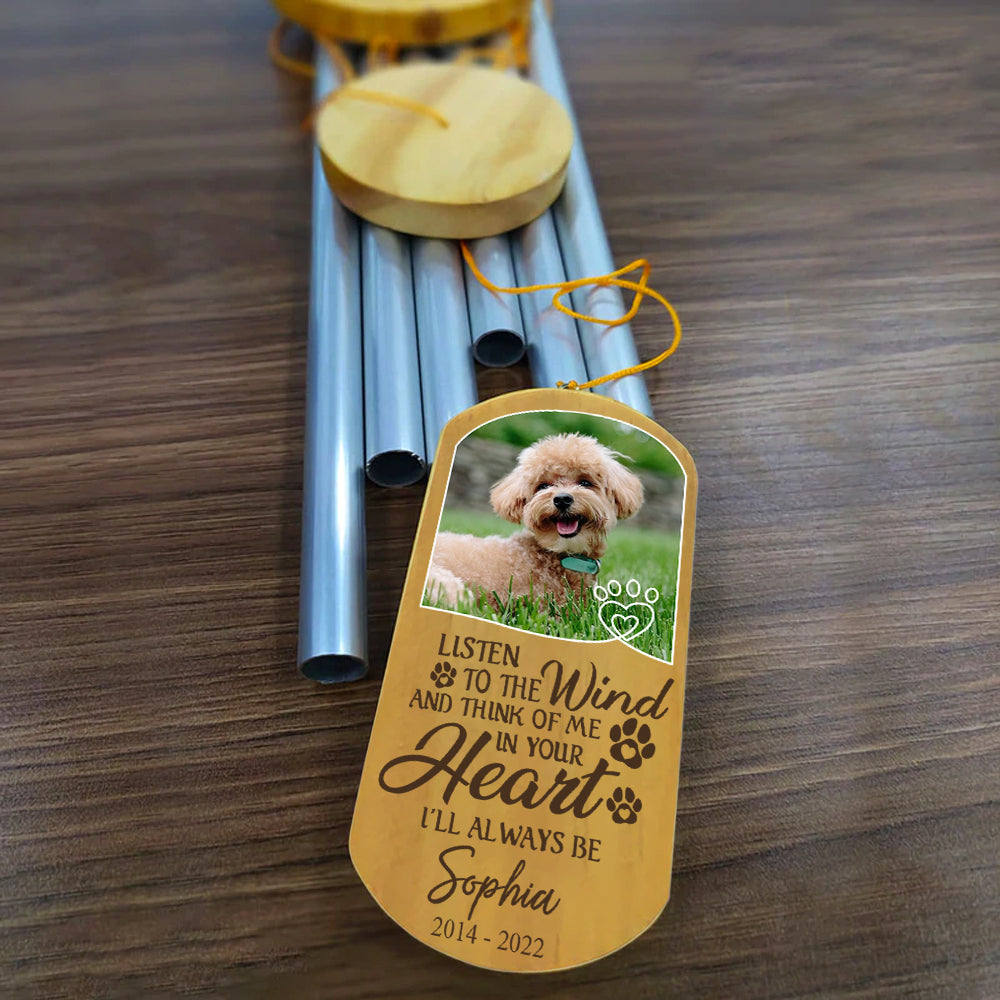 Listen To The Wind, Personalized Memorial Wind Chimes