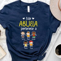 Thumbnail for This Grandma Belongs To Personalized Shirt Custom Kid Name Mothers Day