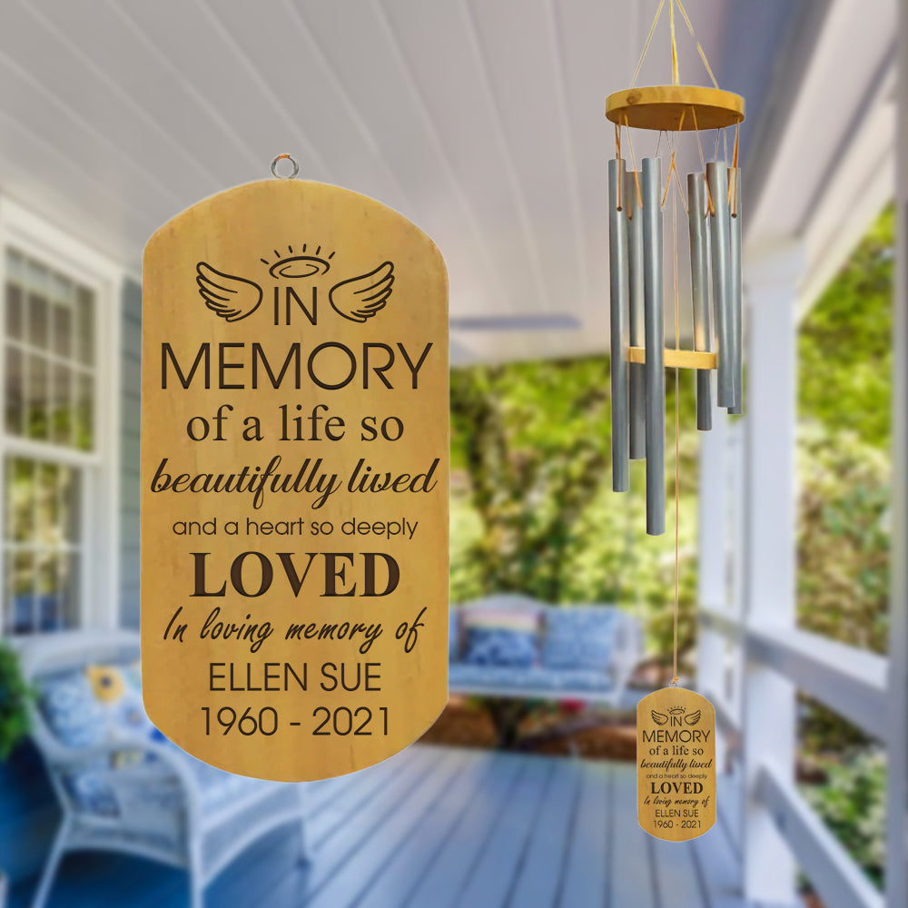 In loving memory of - Personalized Wind Chimes