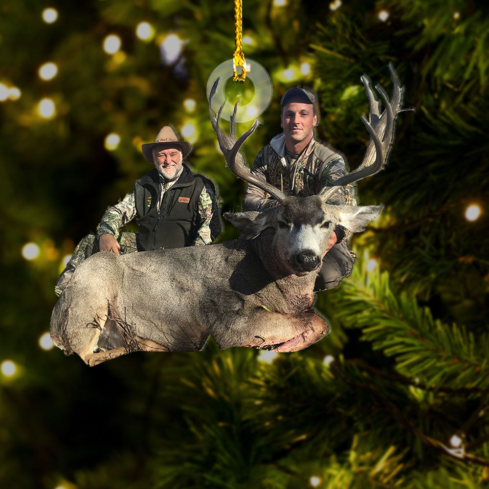 Personalized Acrylic Ornament - Gift For Hunters - Deer Hunting Men Photo