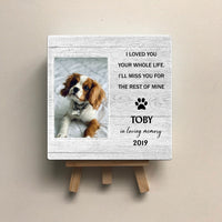 Thumbnail for Personalized Pet Memorial Square Stone Album-Dog Cat Loss Gifts-Pet Bereavement Gift-Best Friends Are Never Forgotten - Jonxifon