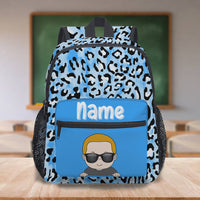 Thumbnail for Custom Cheetah Pattern Kids Backpack, Back to School Gift