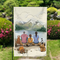 Thumbnail for Personalized Family Flag Gifts For The Whole Family - Hiking - Jonxifon