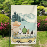 Thumbnail for Personalized Family Flag Gifts For The Whole Family - Camping - Jonxifon