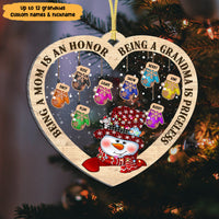 Thumbnail for Personalized Being a Grandma Is Priceless Printed Acrylic Ornament, Customized Holiday Gift For Grandma Nana Mommy Aunt Dung-Yen