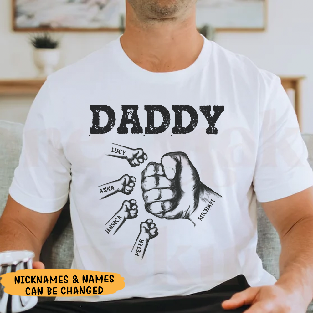 Daddy Father's Day Personalized T-Shirt